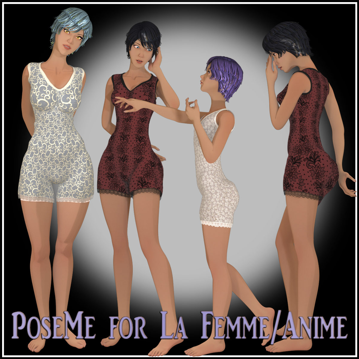 PoseMe for La Femme & Anime by N/A