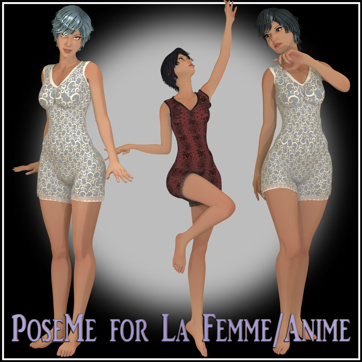 PoseMe for La Femme & Anime by N/A