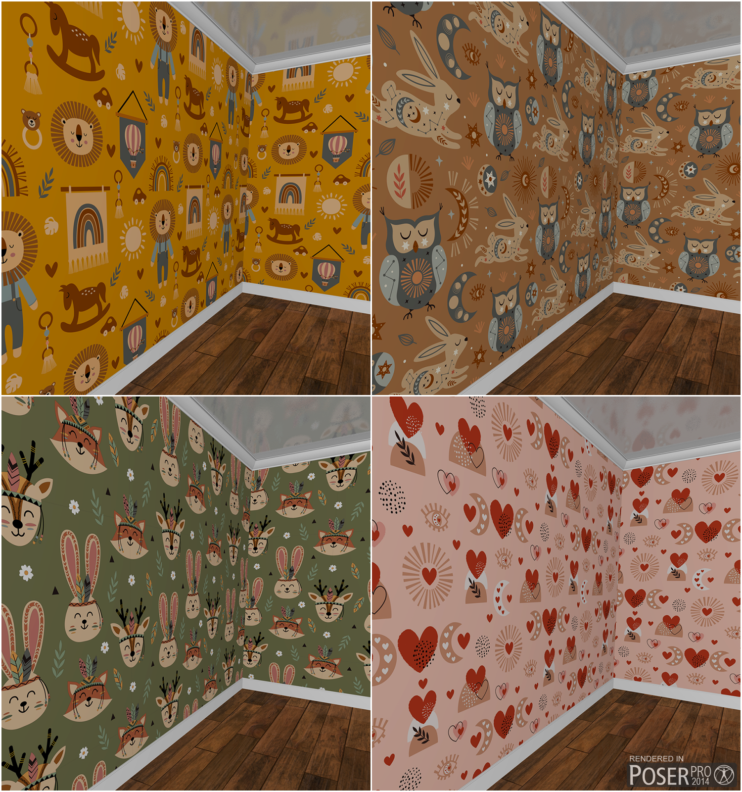 Poser - Nursery Walls by N/A