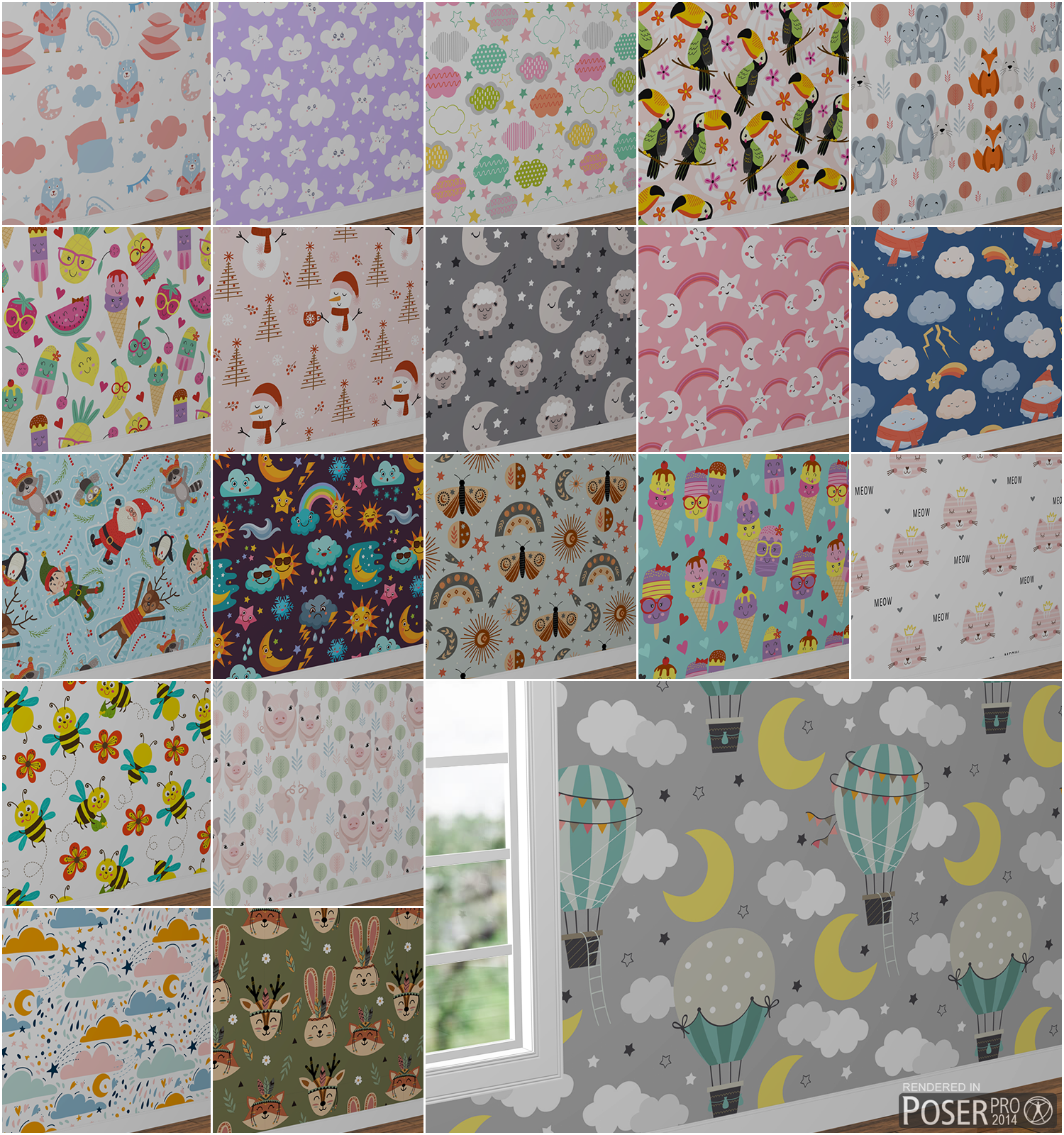 Poser - Nursery Walls by N/A
