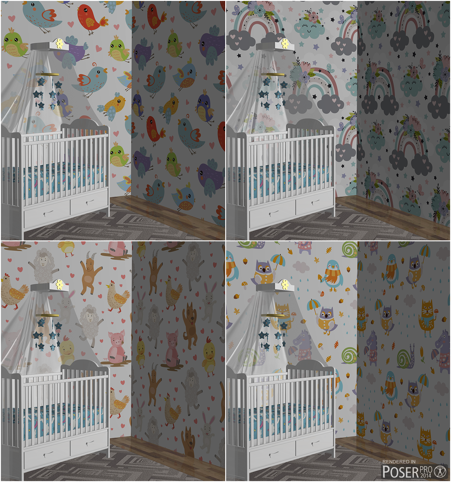 Poser - Nursery Walls by N/A