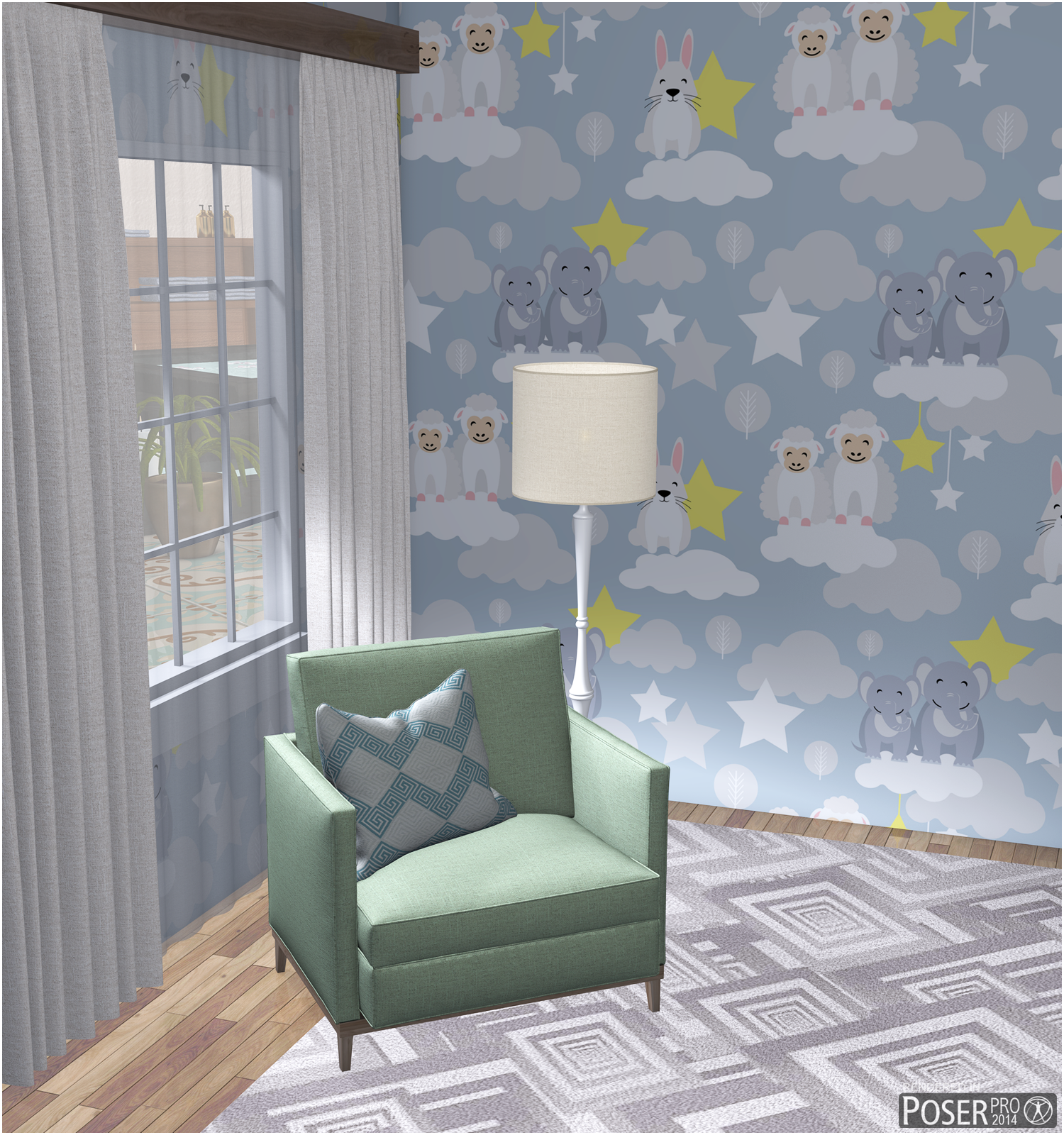Poser - Nursery Walls by N/A