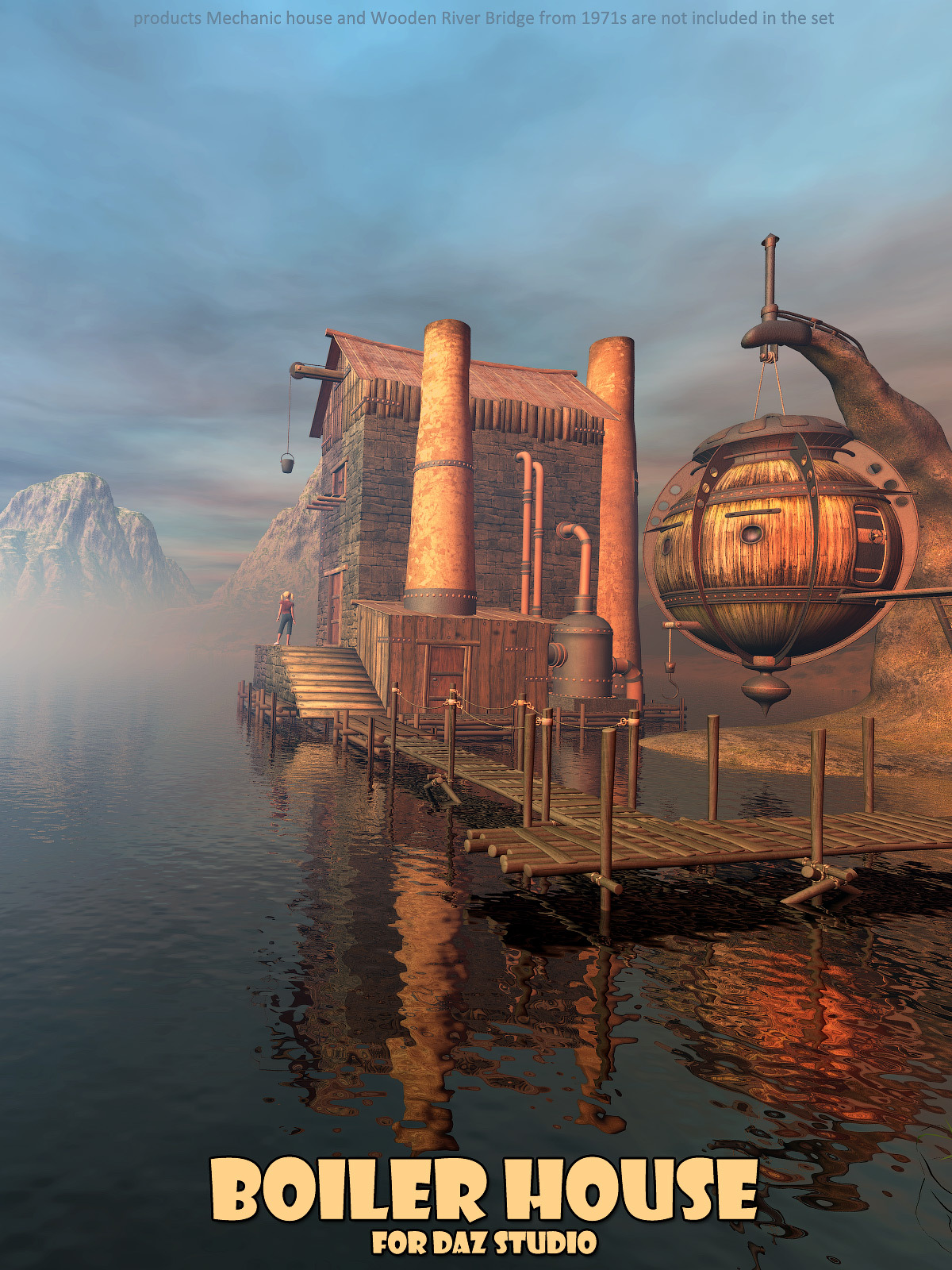 Boiler house  for Daz Studio by N/A