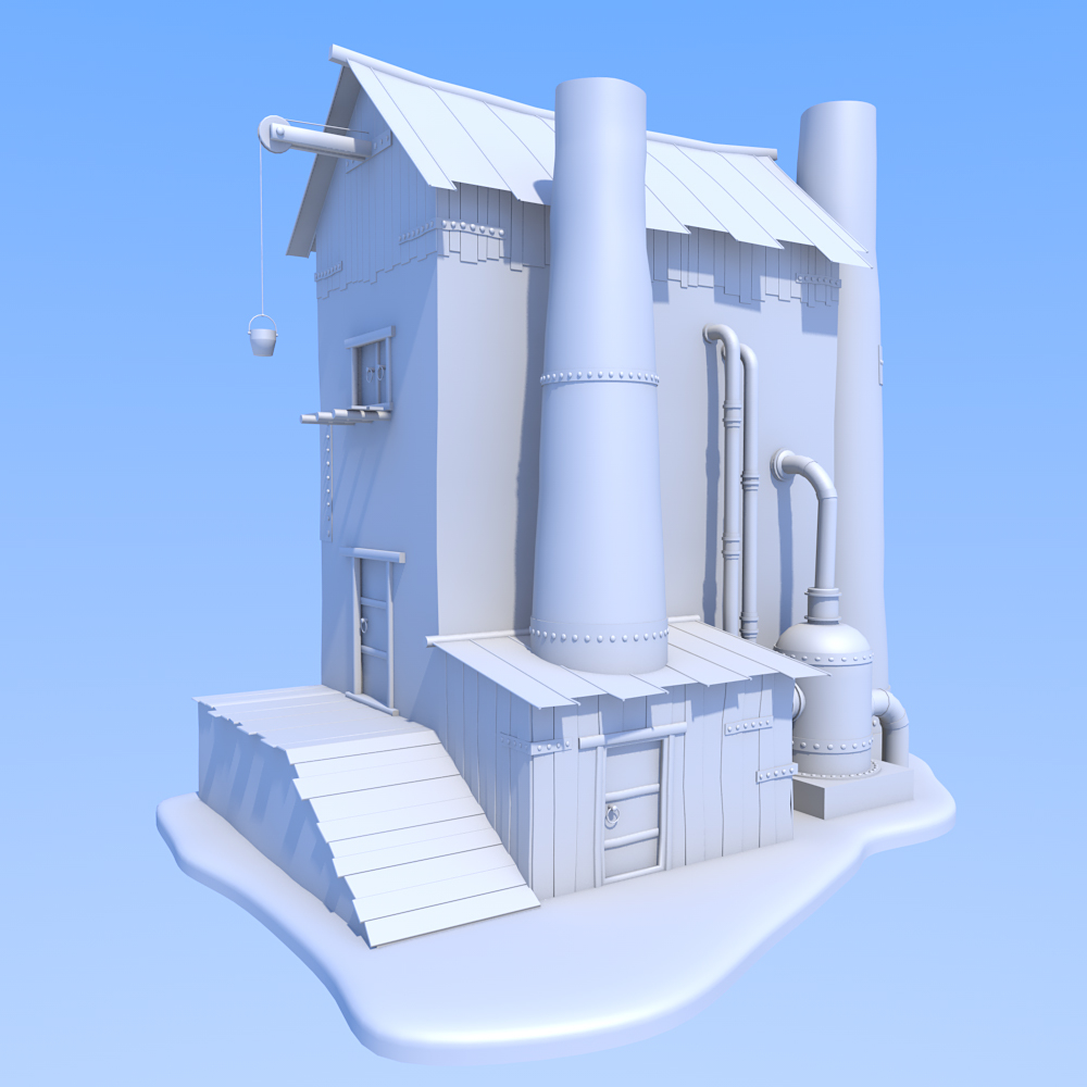 Boiler house  for Daz Studio by N/A