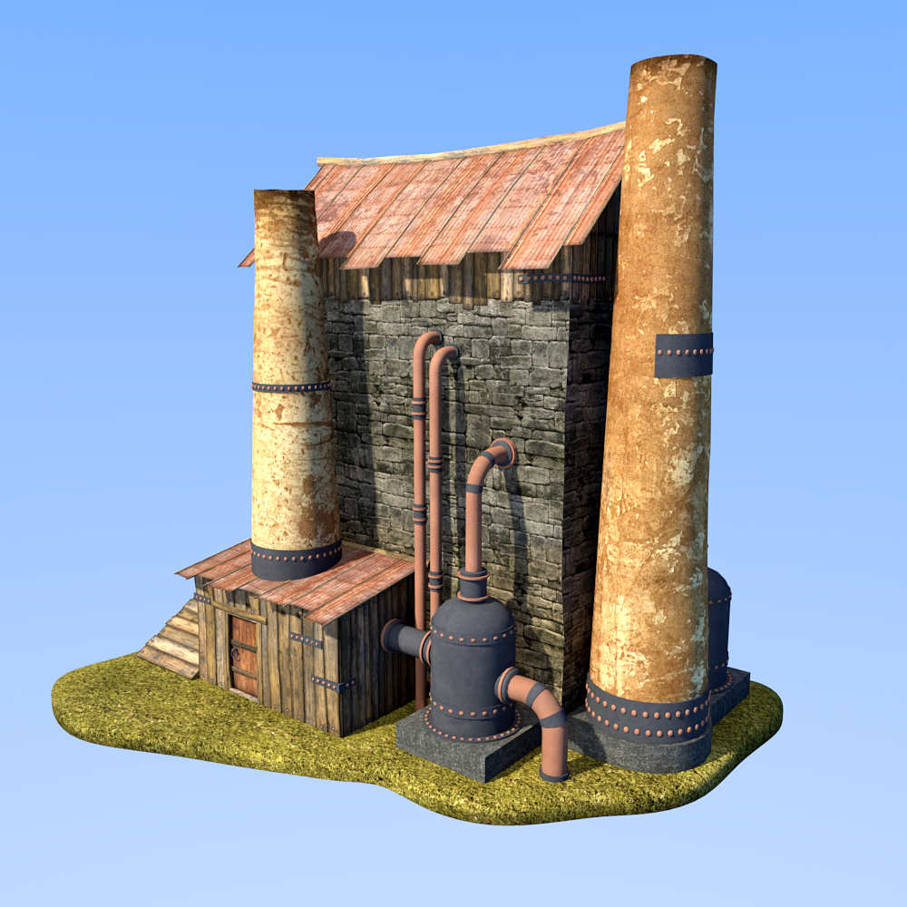 Boiler house  for Daz Studio by N/A