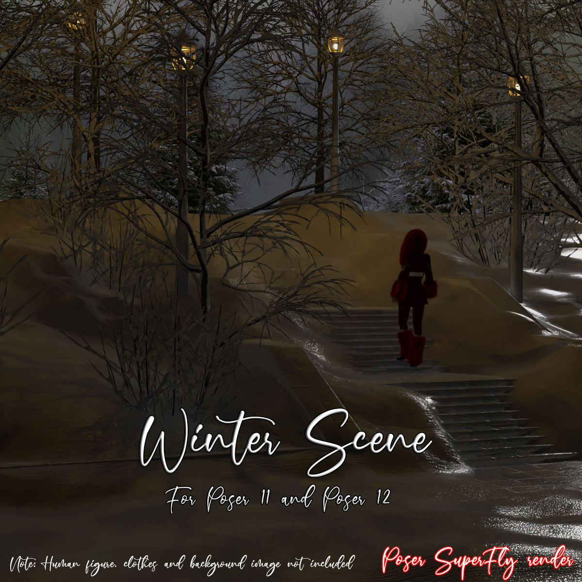 AJ Winter Scene by N/A