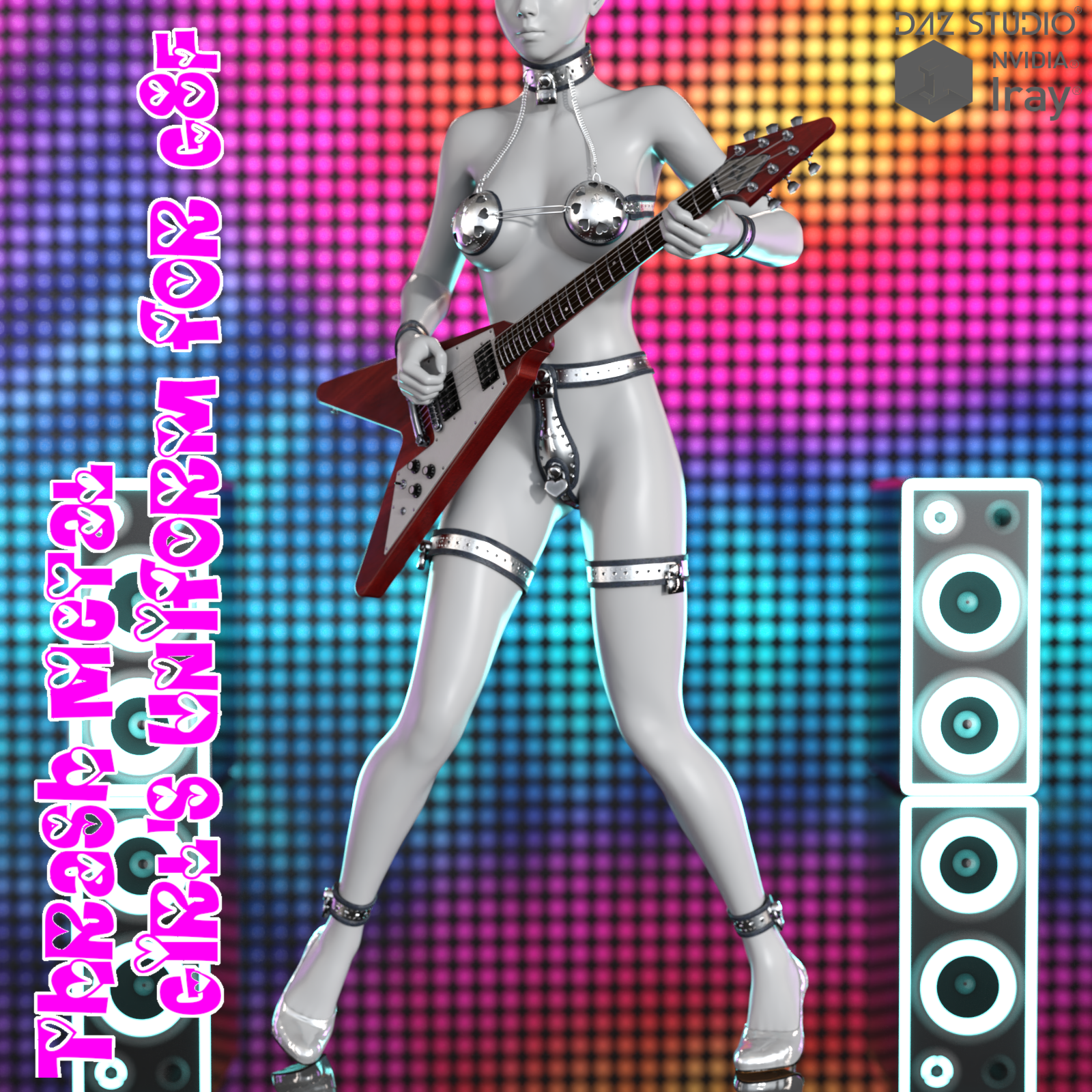 Street Thrash Metal Girl's Uniform for G8F by N/A