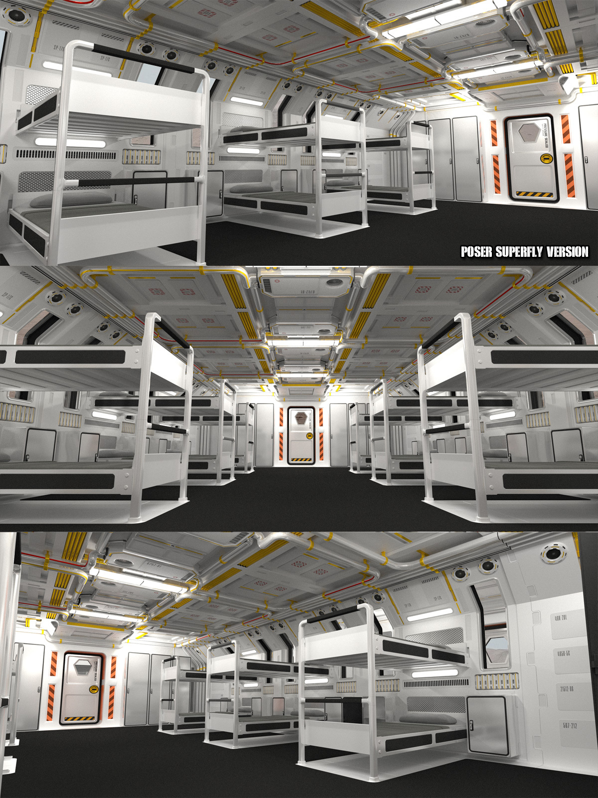 Colony Barracks for Poser and DS by N/A