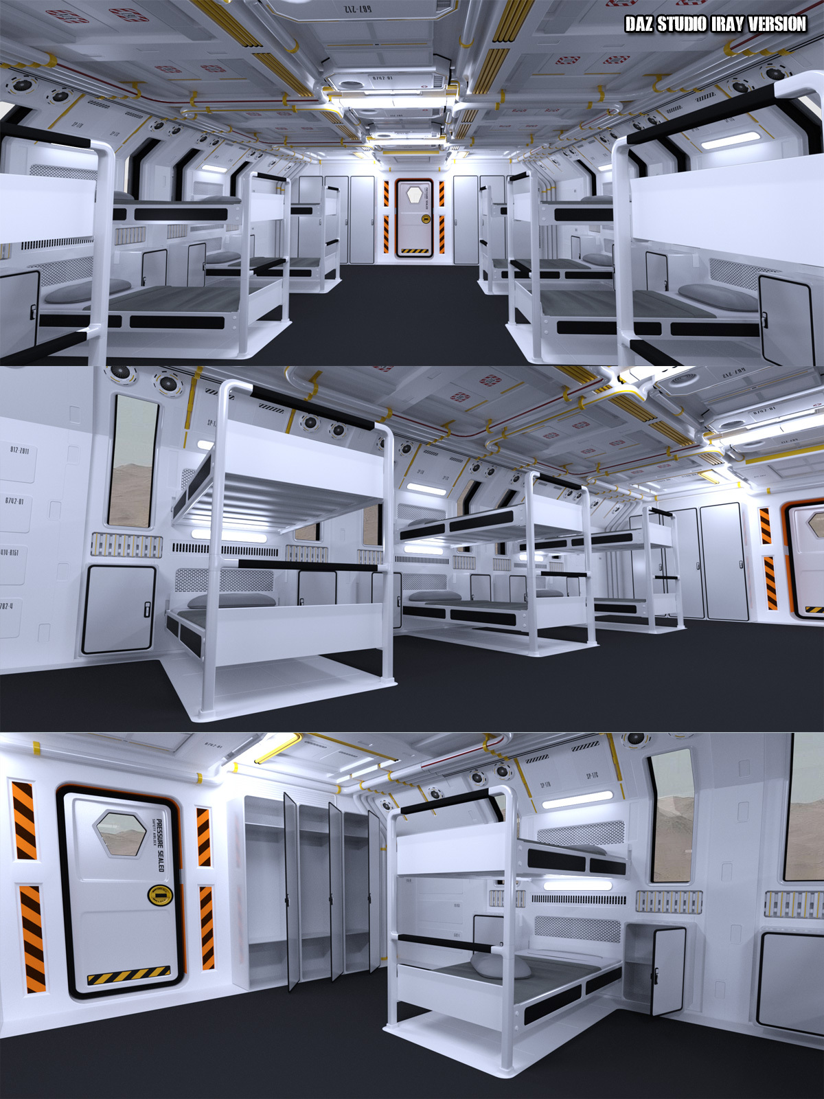 Colony Barracks for Poser and DS by N/A