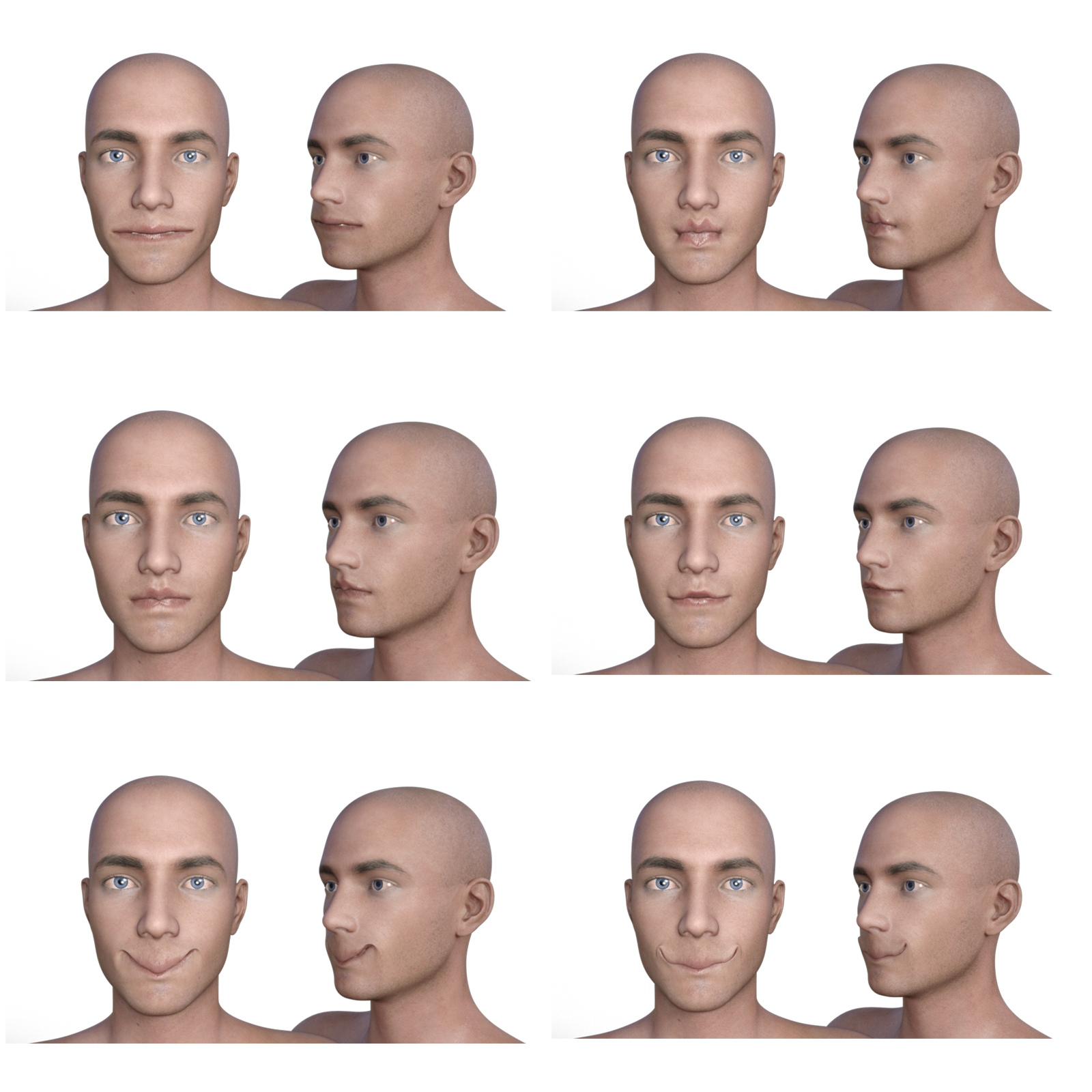 Toon Mouth Morphs for G8M and G8.1M by N/A