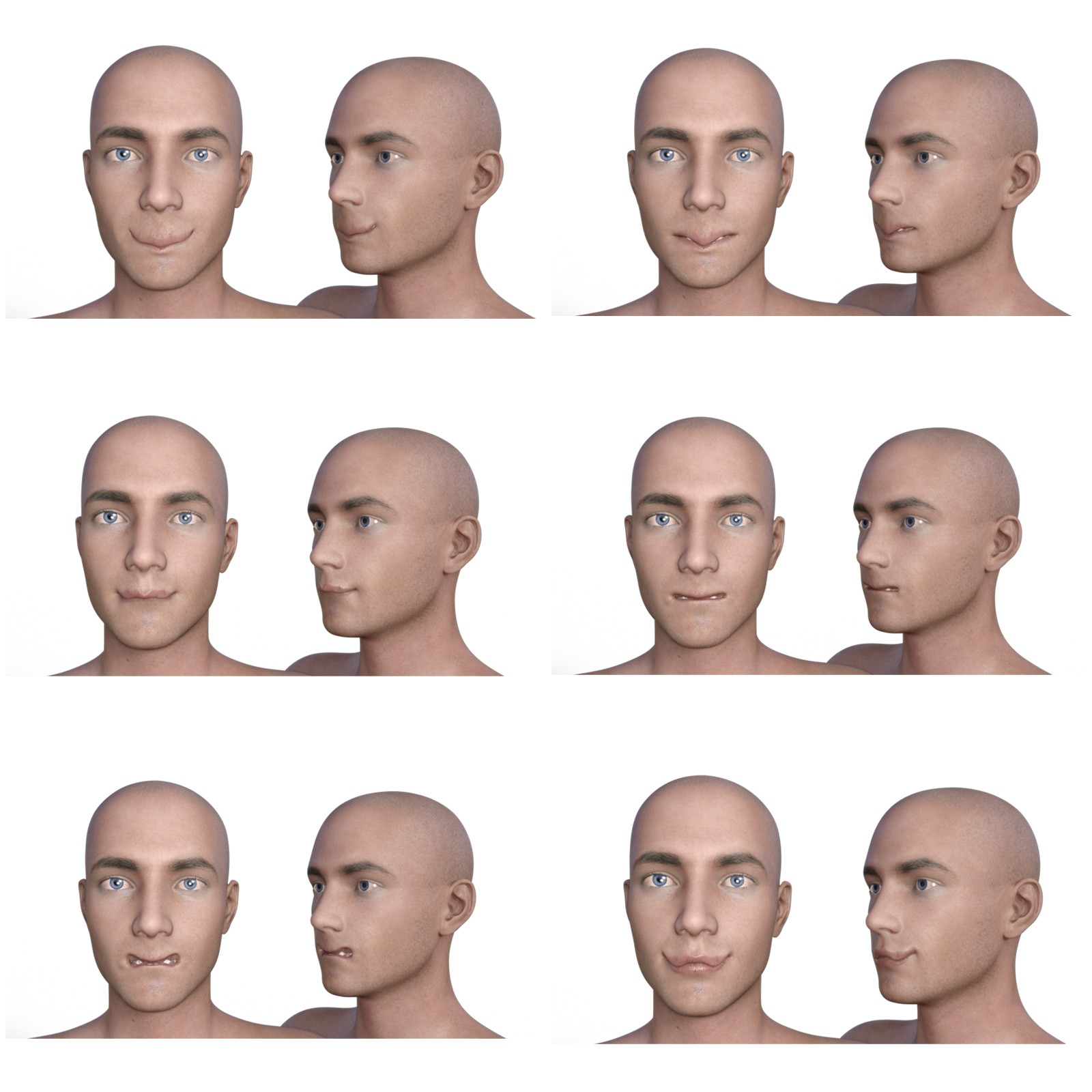 Toon Mouth Morphs for G8M and G8.1M by N/A