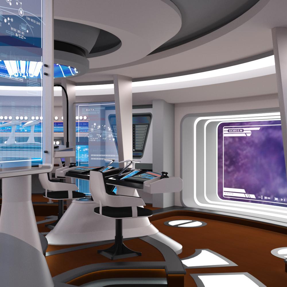 Starship Bridge XI for DAZ Studio by N/A