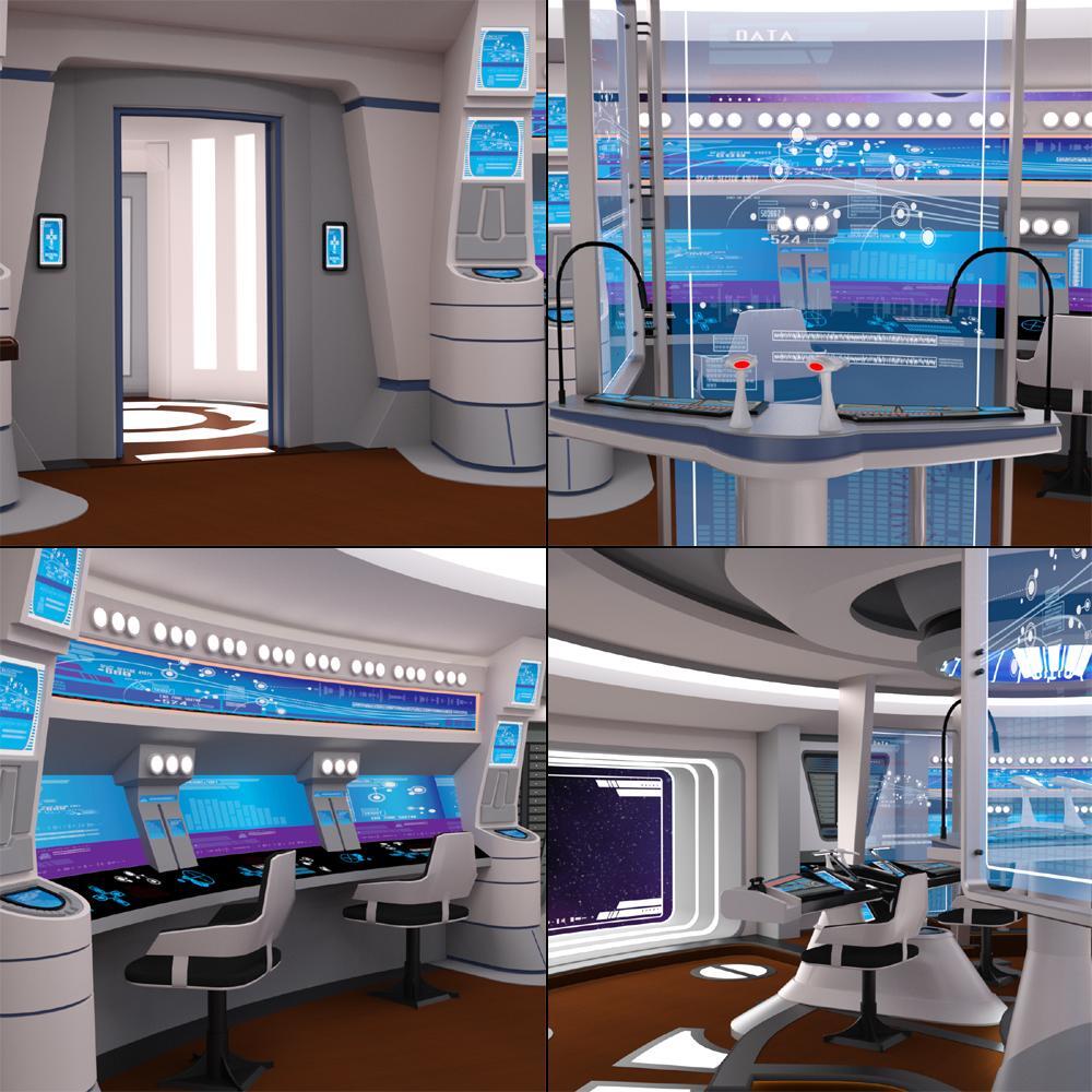 Starship Bridge XI for DAZ Studio by N/A