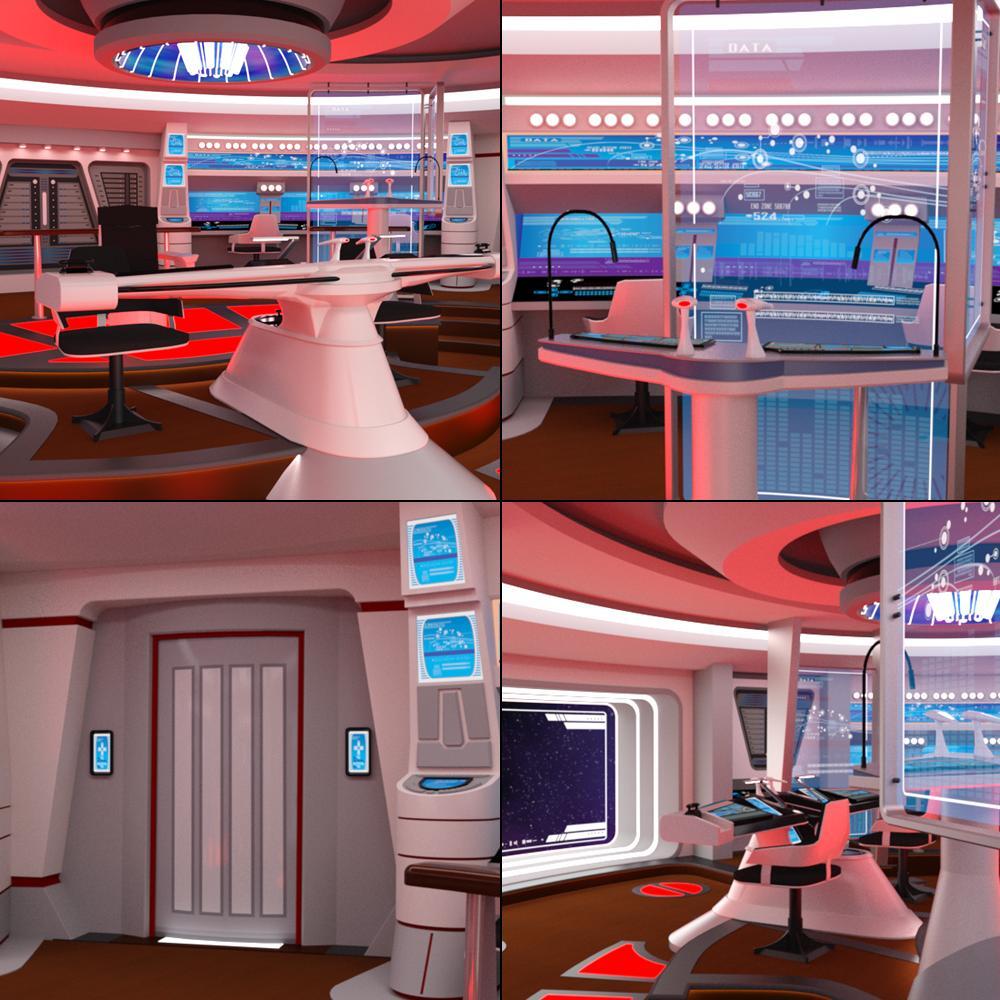 Starship Bridge XI for DAZ Studio by N/A