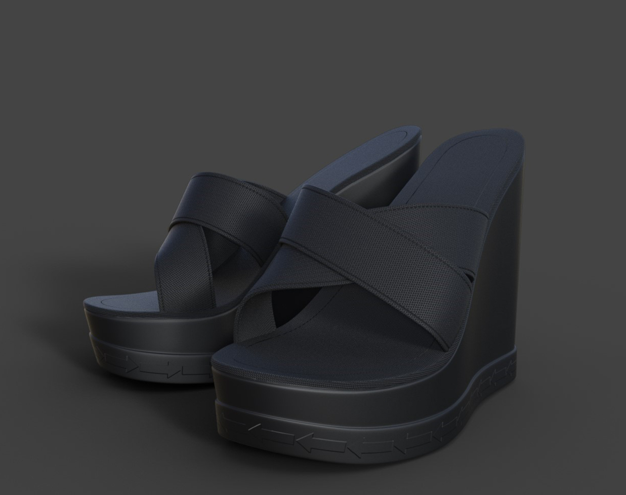 Open Sandals for Genesis 8 Female by N/A