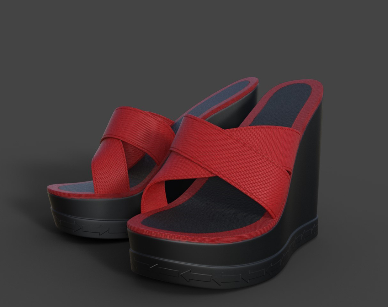 Open Sandals for Genesis 8 Female by N/A