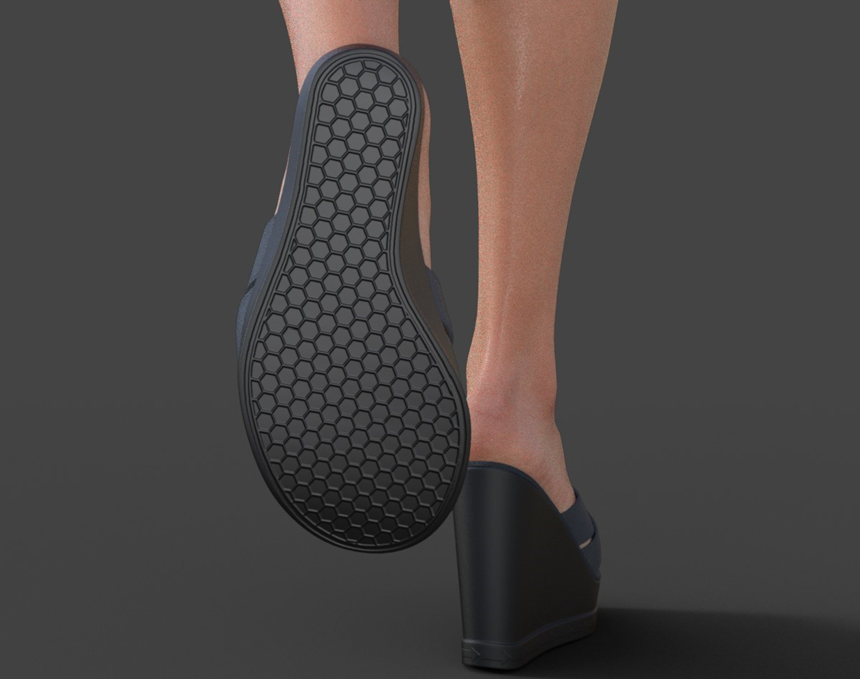 Open Sandals for Genesis 8 Female by N/A