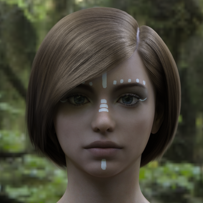 TD Hair for Genesis 8 and 8.1 Female by N/A