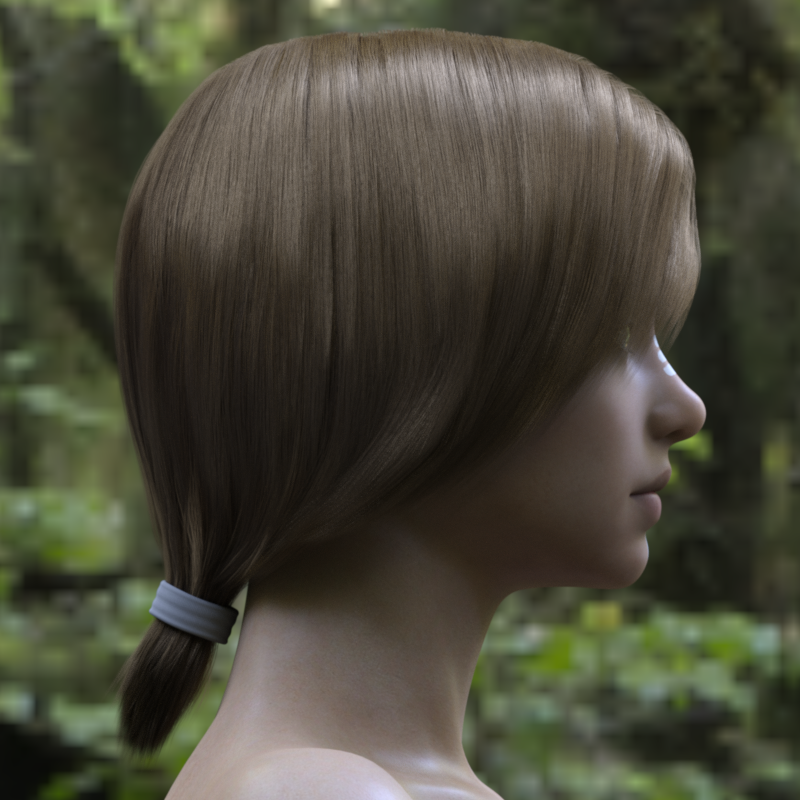 TD Hair for Genesis 8 and 8.1 Female by N/A