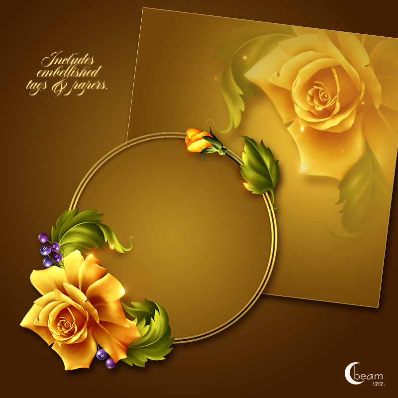 Moonbeam's Turmeric Roses by N/A