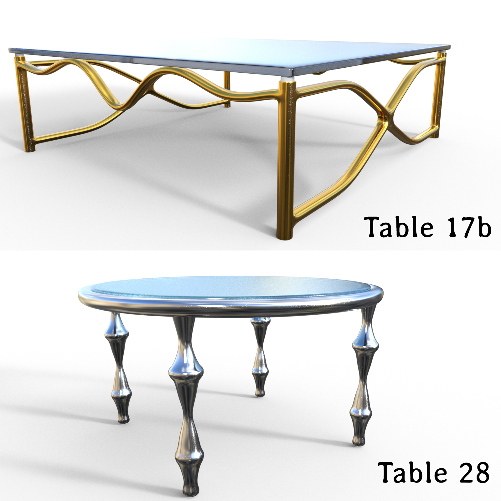Table Collection 2 for DAZ Studio by N/A