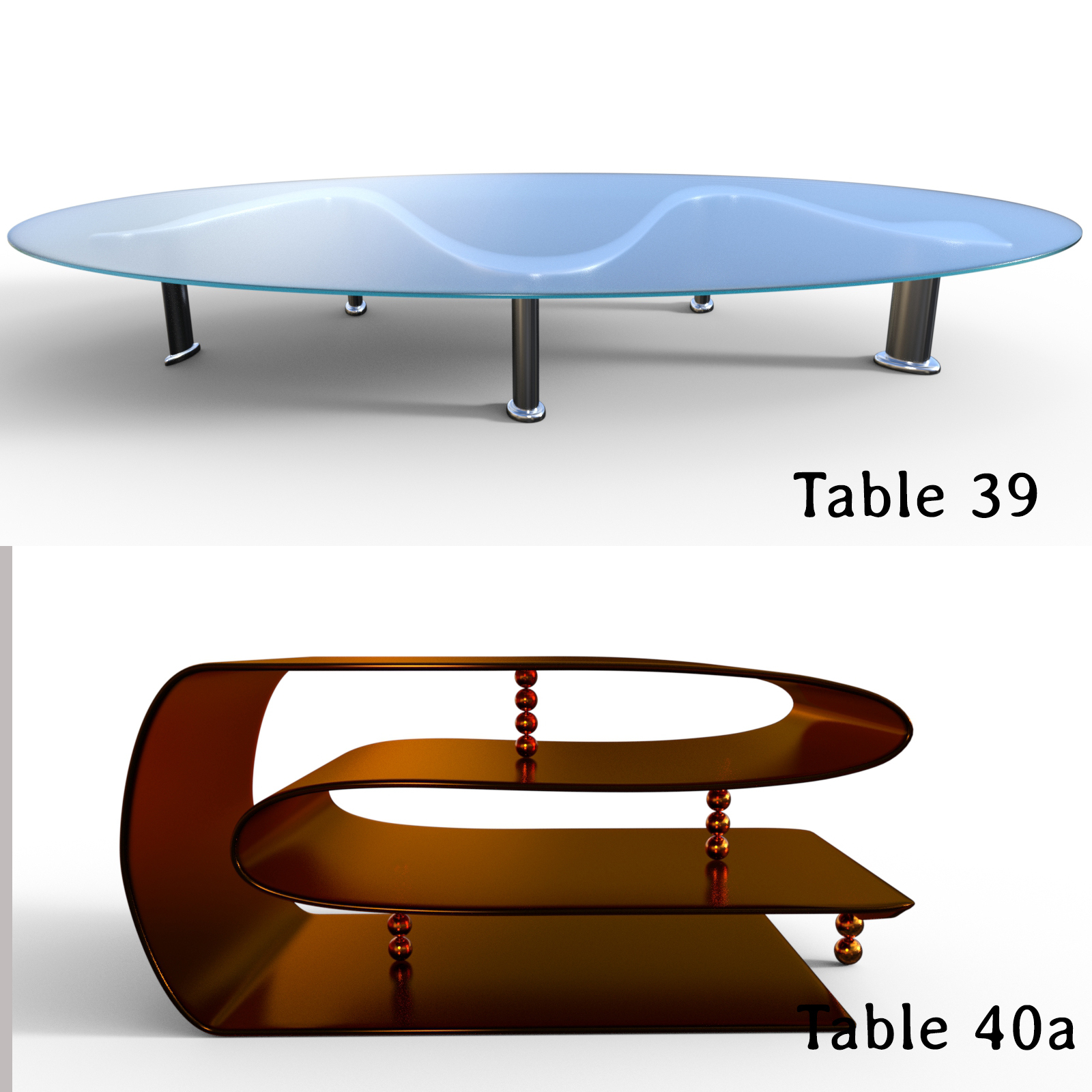 Table Collection 2 for DAZ Studio by N/A