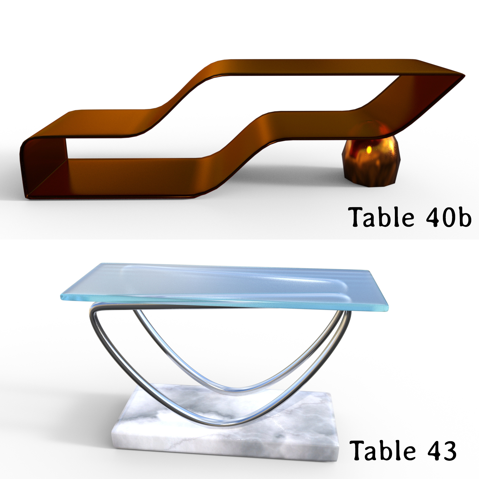 Table Collection 2 for DAZ Studio by N/A