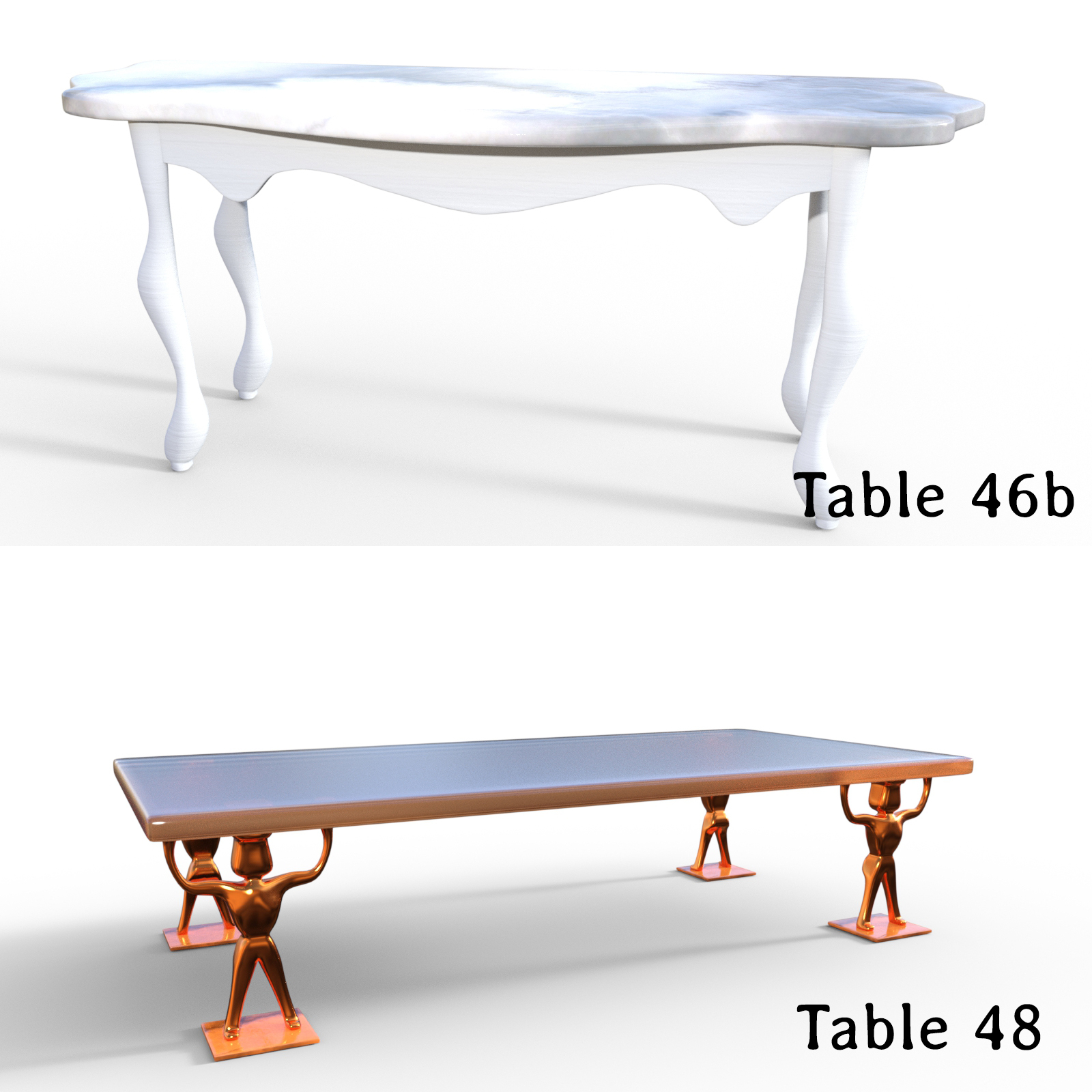Table Collection 2 for DAZ Studio by N/A