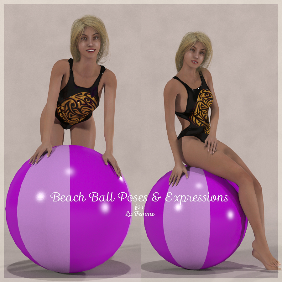LF BeachBall Poses and Expressions by N/A