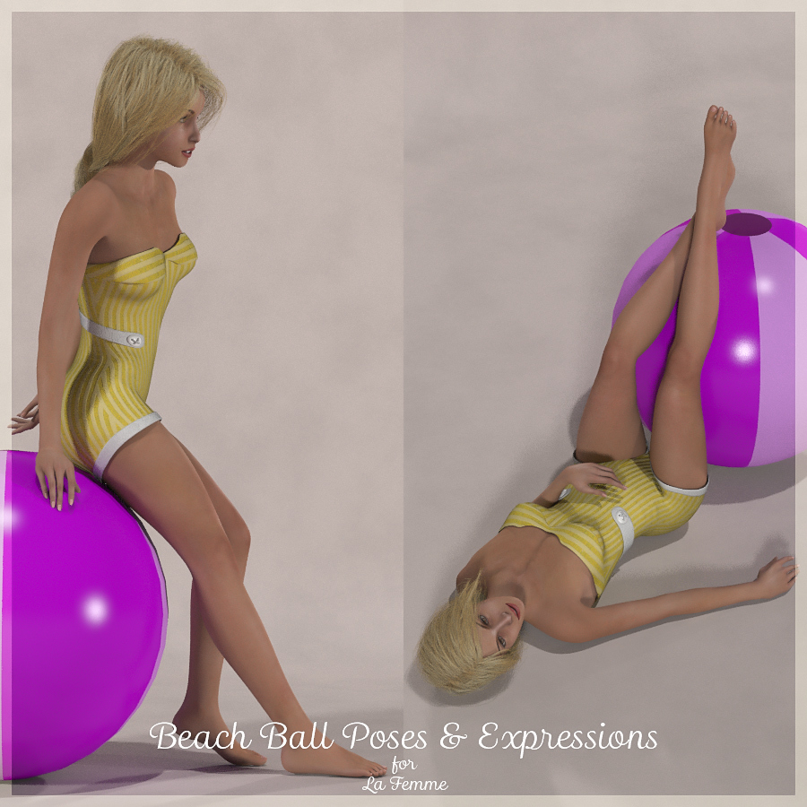LF BeachBall Poses and Expressions by N/A