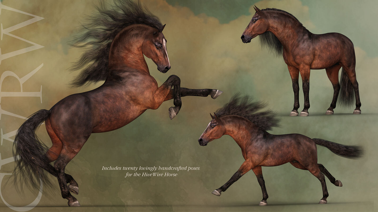 CWRW HW Horse Pose Pack 2 by N/A