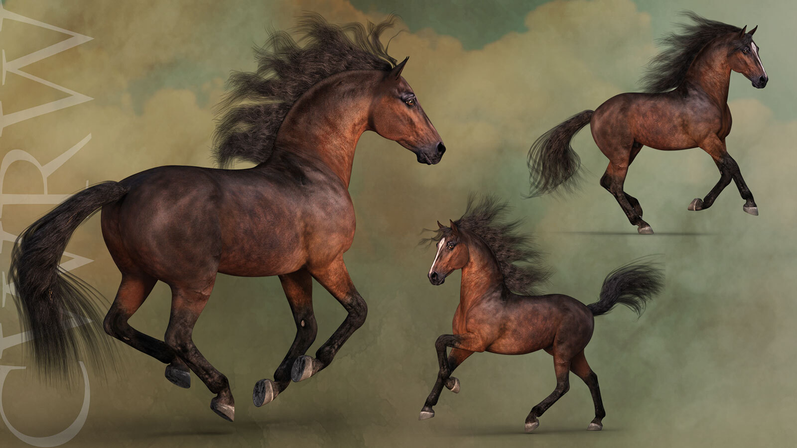 CWRW HW Horse Pose Pack 2 by N/A