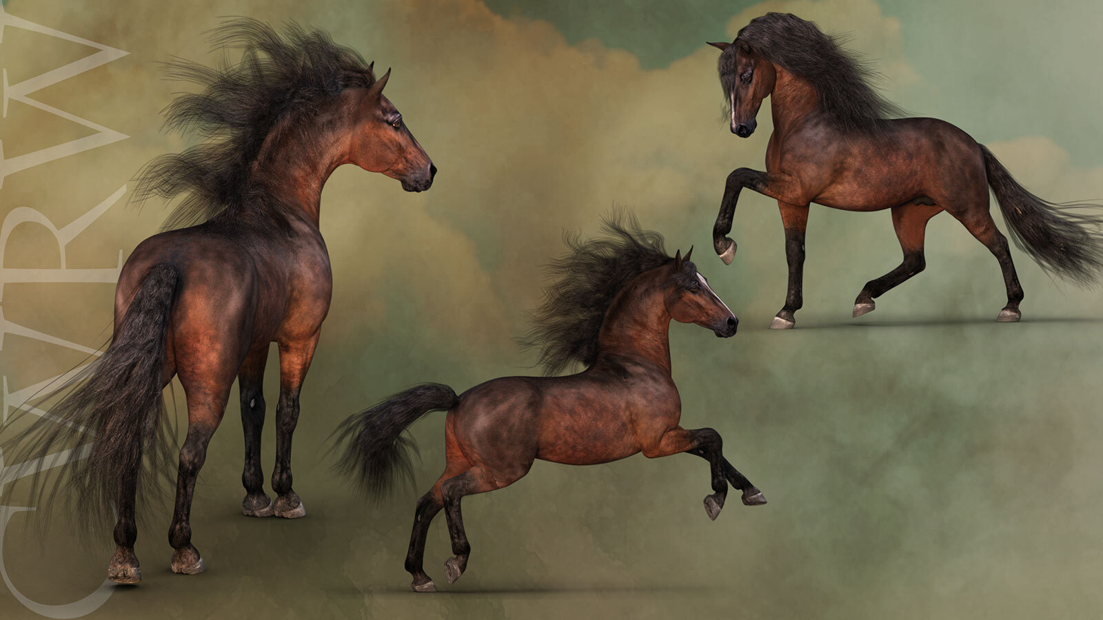 CWRW HW Horse Pose Pack 2 by N/A