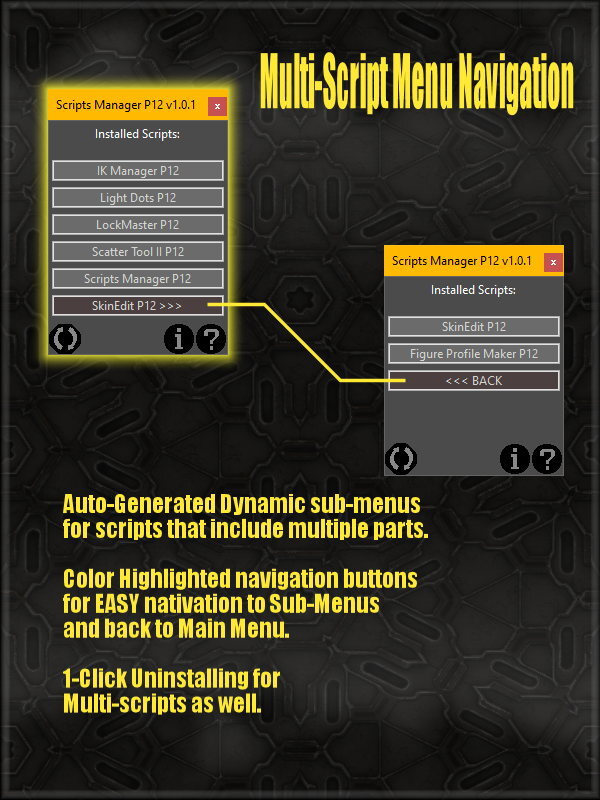 Script Manager for Poser 12 by N/A