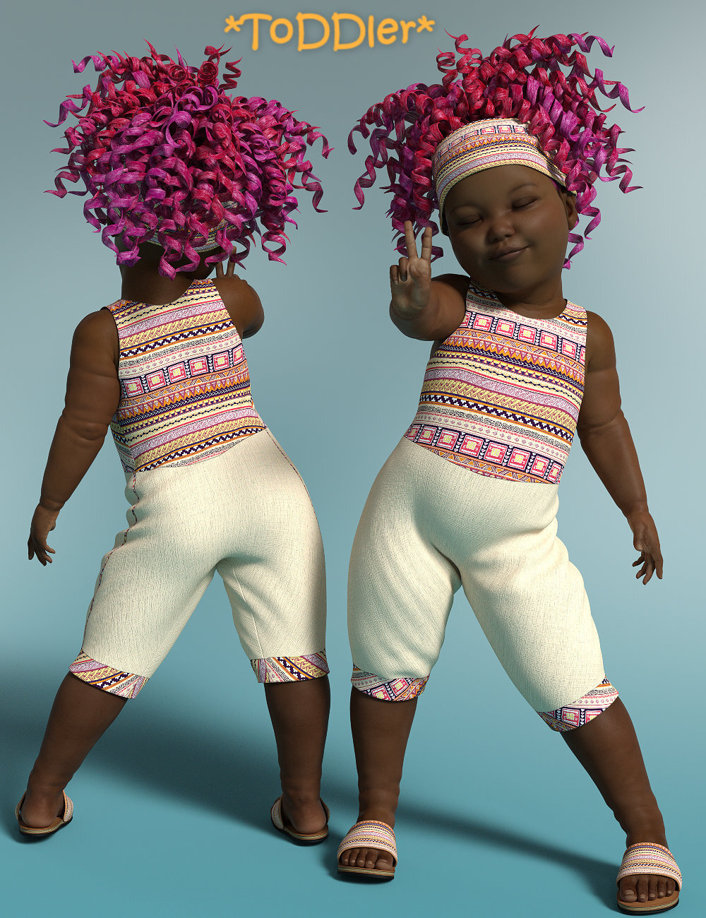 Toddler - Africa Outfit G8F by N/A
