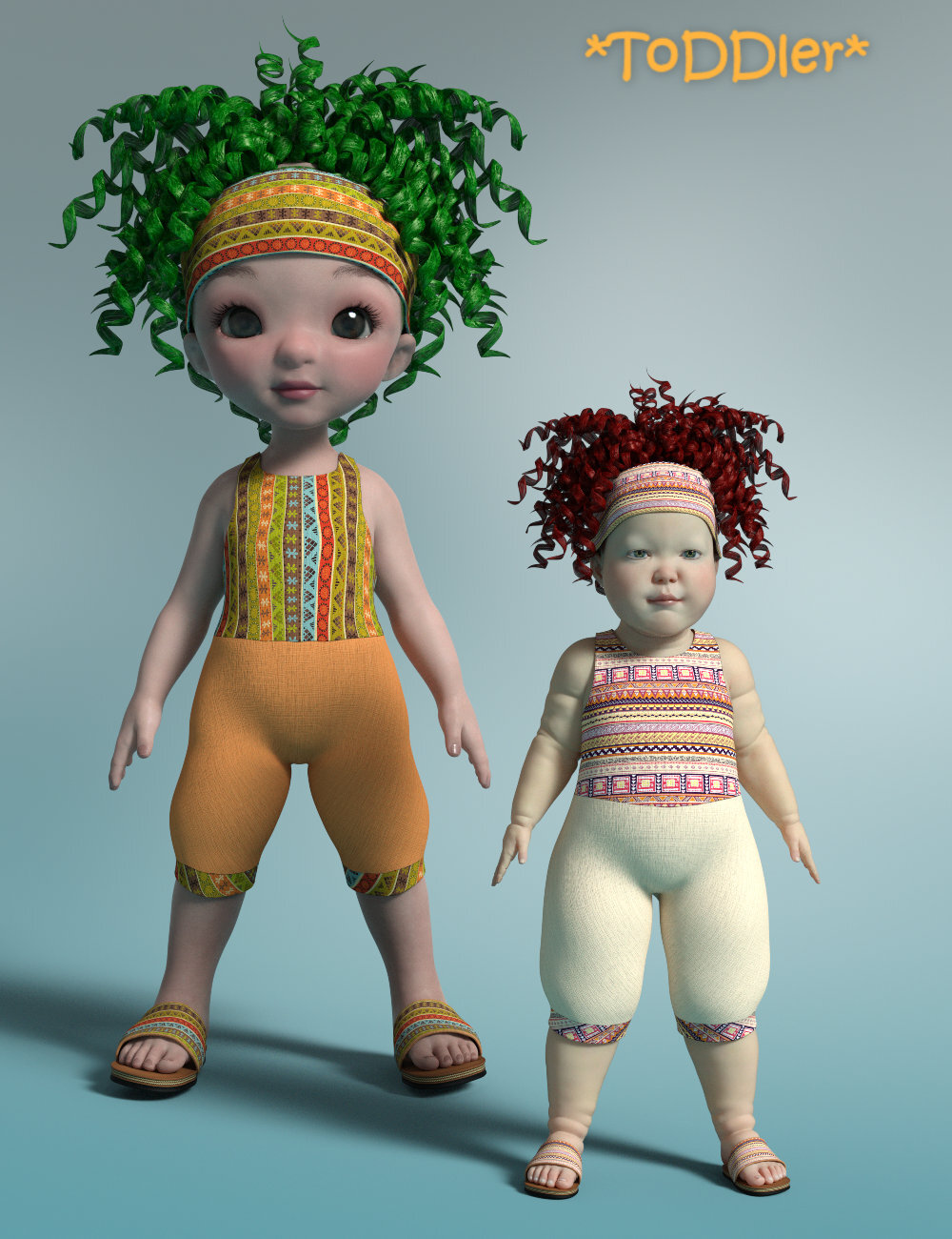 Toddler - Africa Outfit G8F by N/A