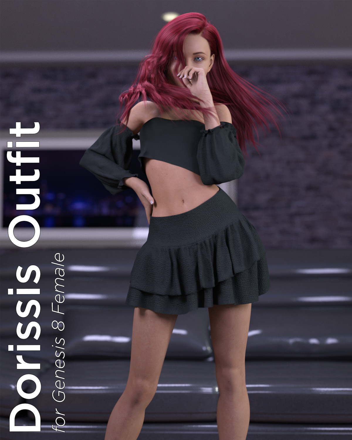 dForce Dorissis Outfit for G8F by N/A
