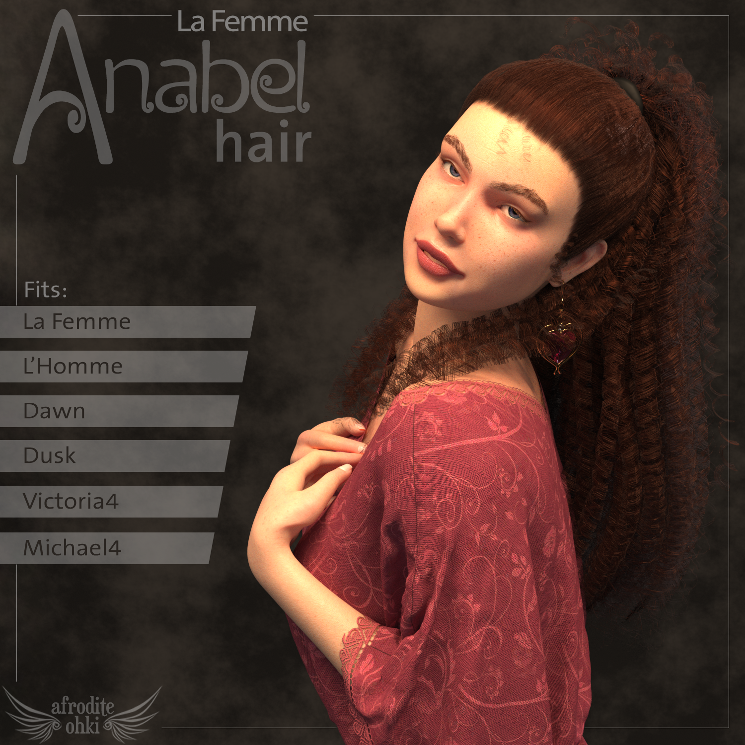Anabel Hair for La Femme and more by N/A