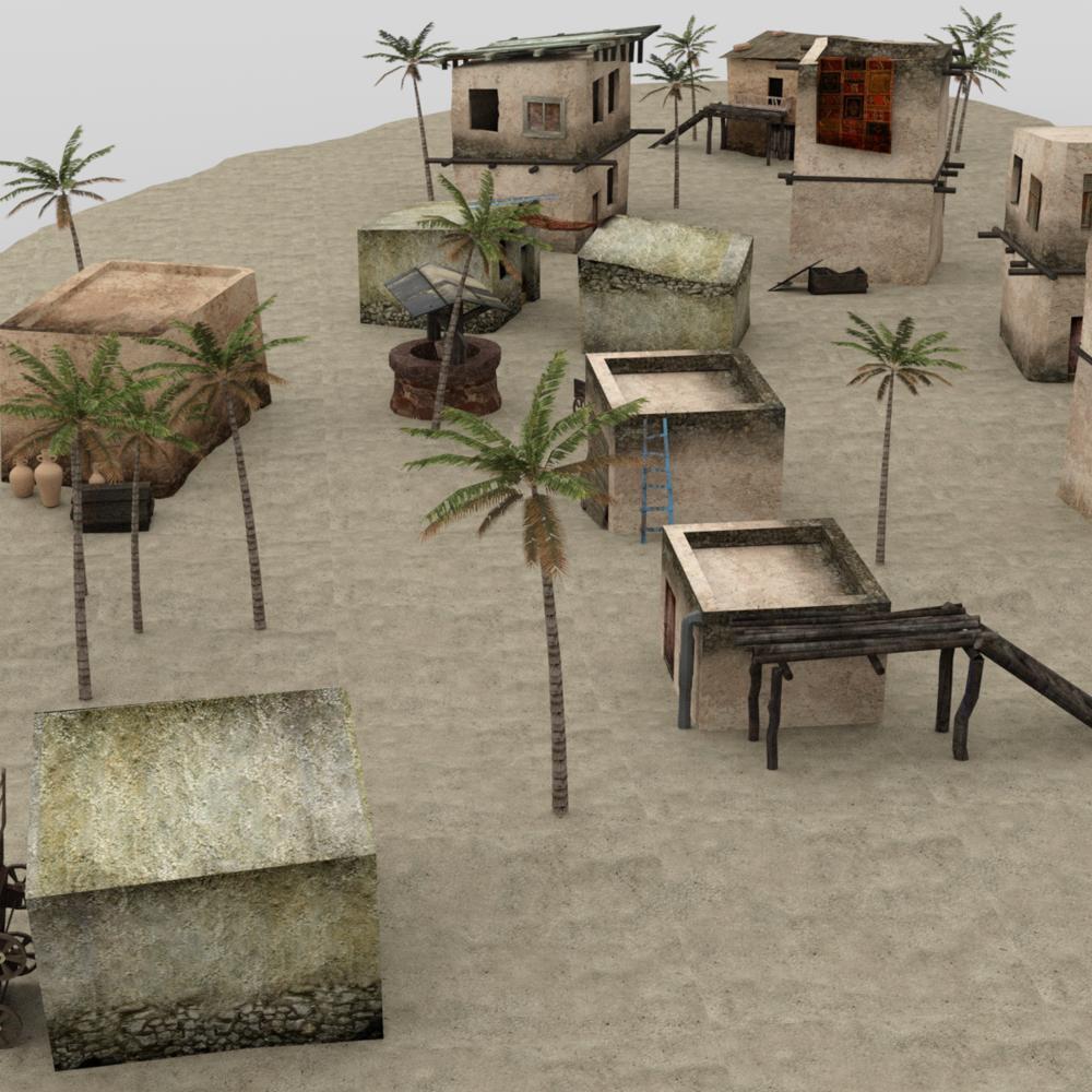 Desert Outpost for DAZ Studio by N/A