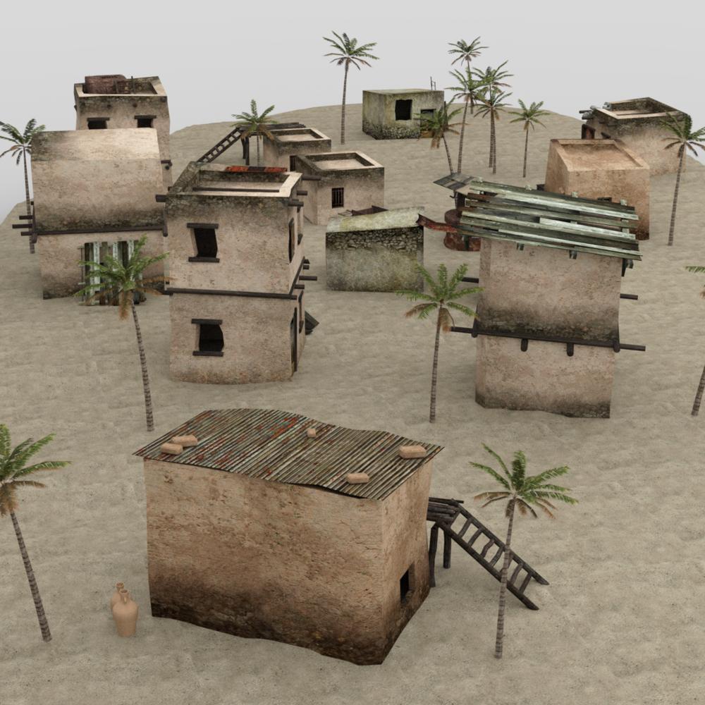 Desert Outpost for DAZ Studio by N/A