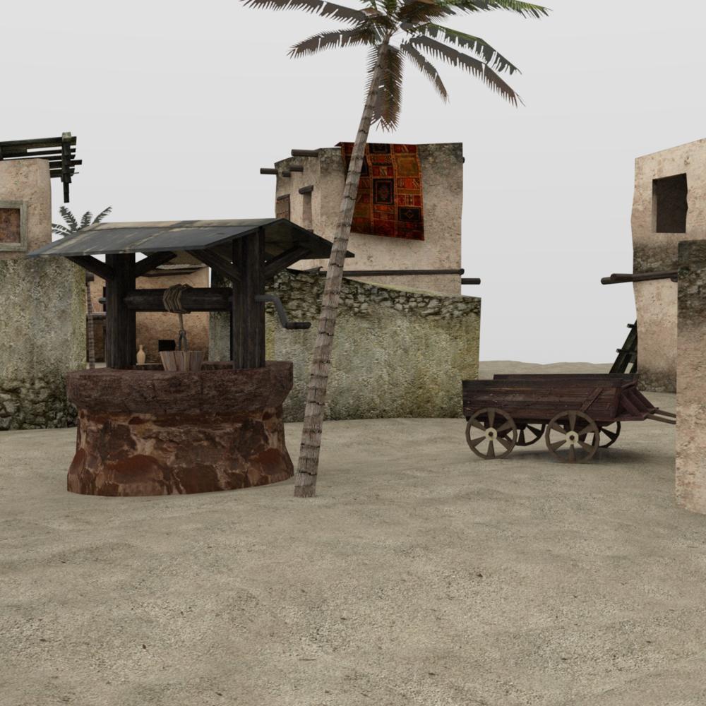 Desert Outpost for DAZ Studio by N/A