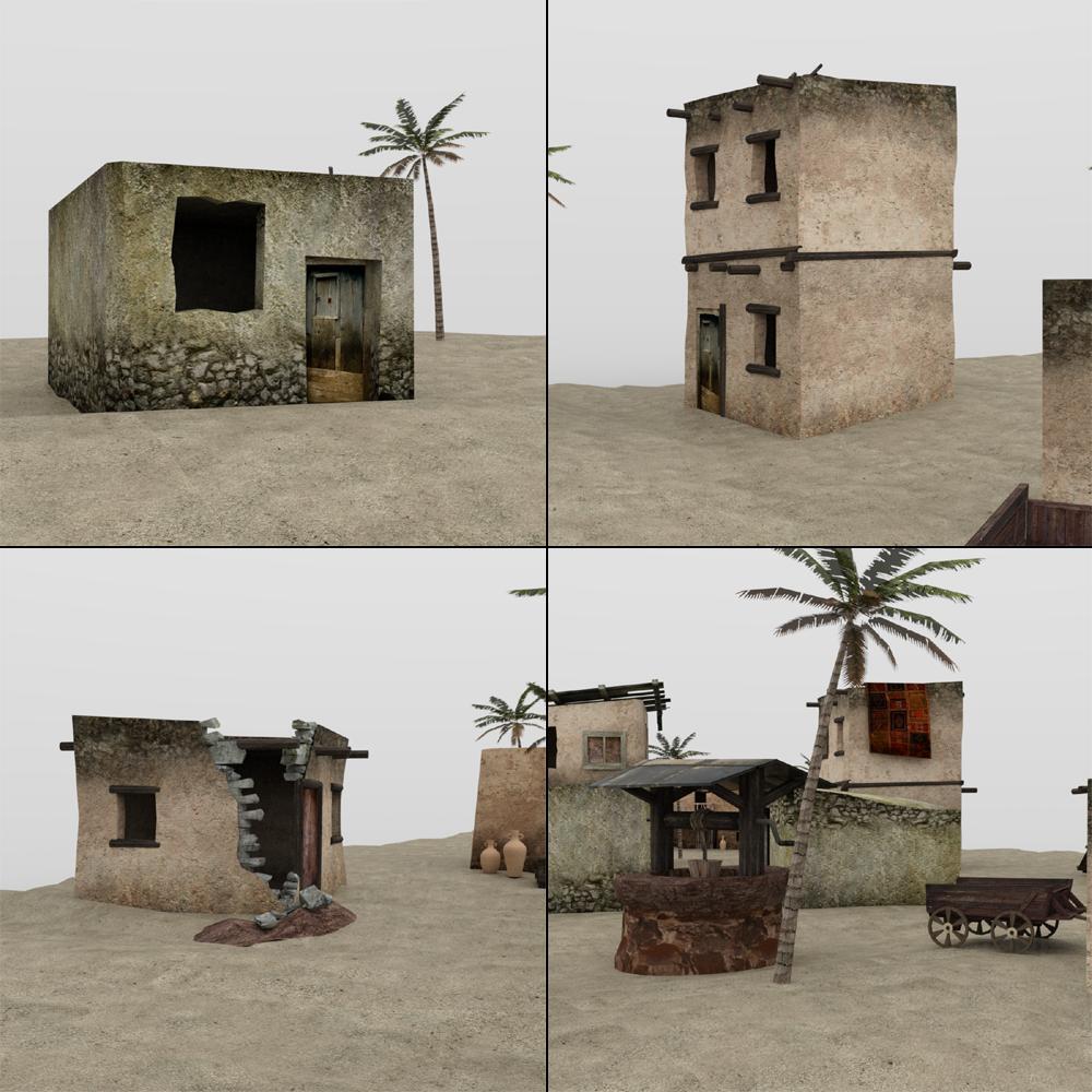 Desert Outpost for DAZ Studio by N/A