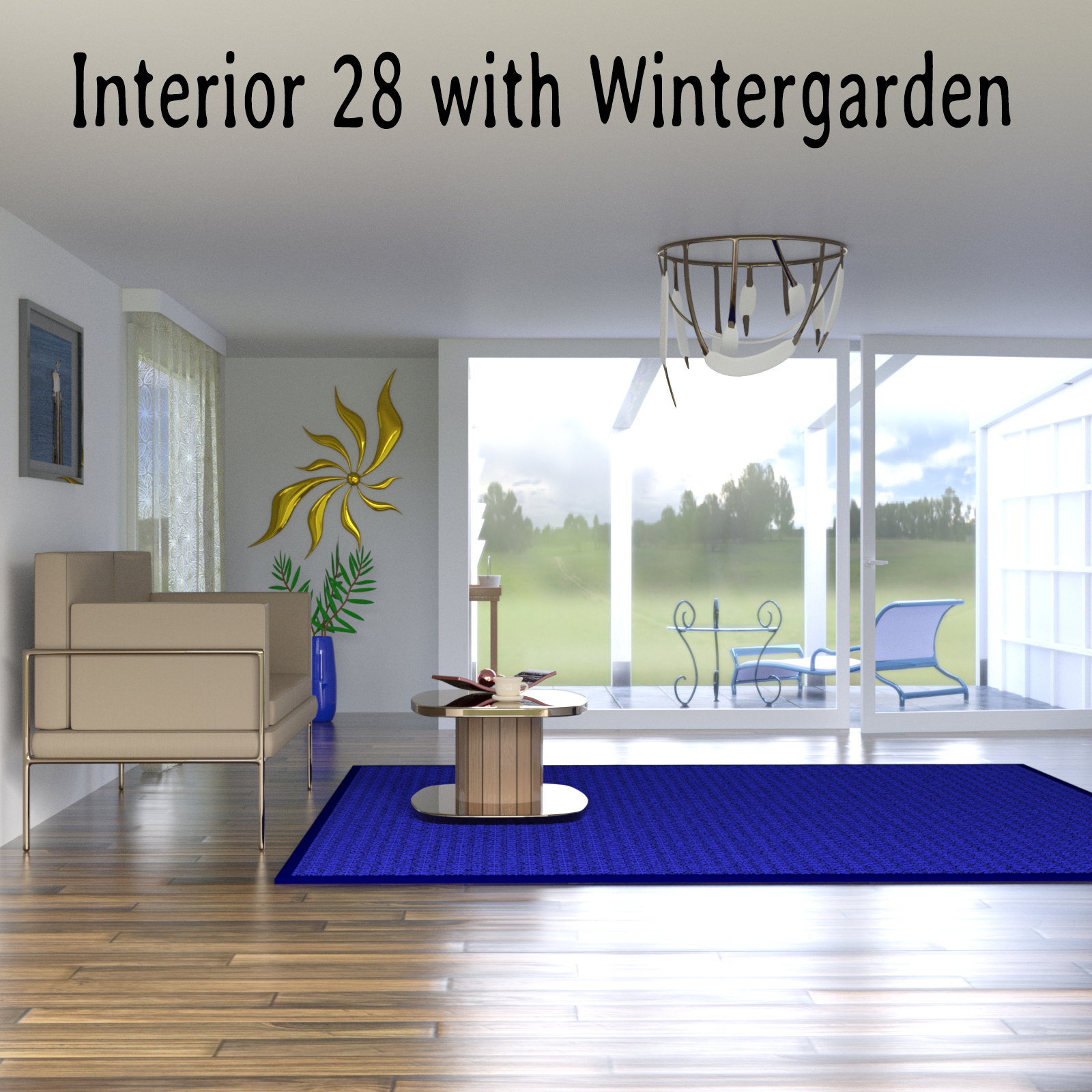 Interior 28 with Wintergarden for DAZ Studio by N/A