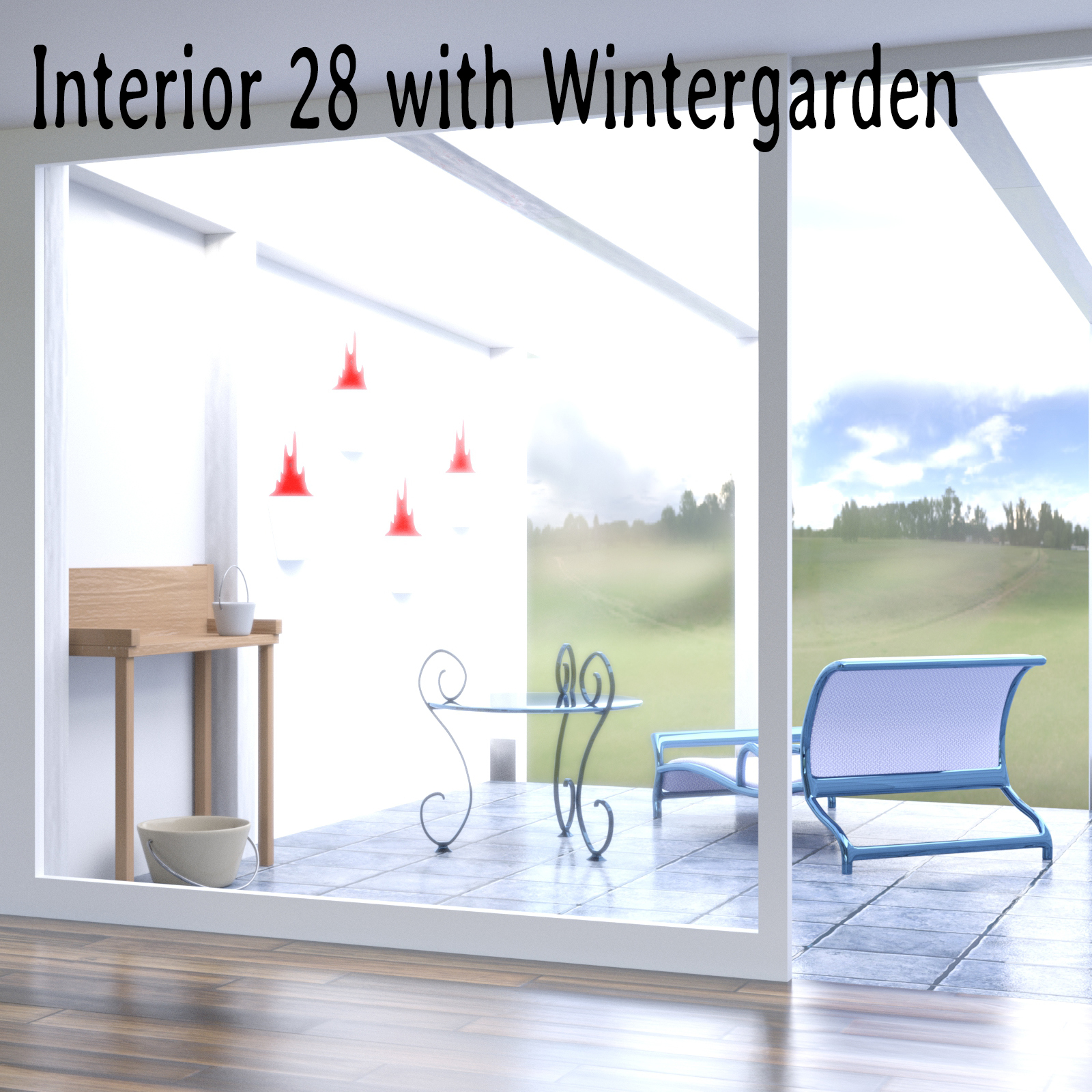 Interior 28 with Wintergarden for DAZ Studio by N/A