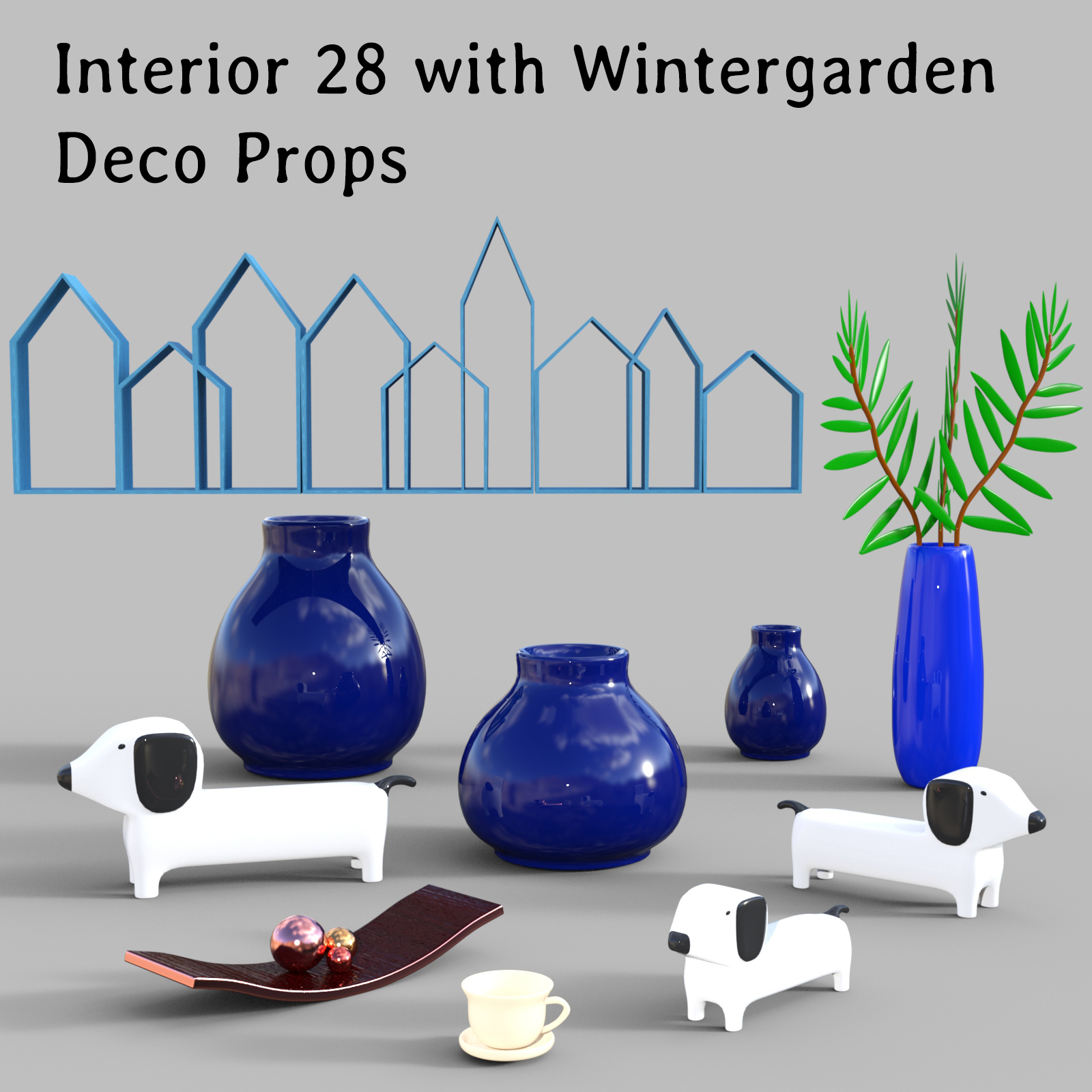 Interior 28 with Wintergarden for DAZ Studio by N/A