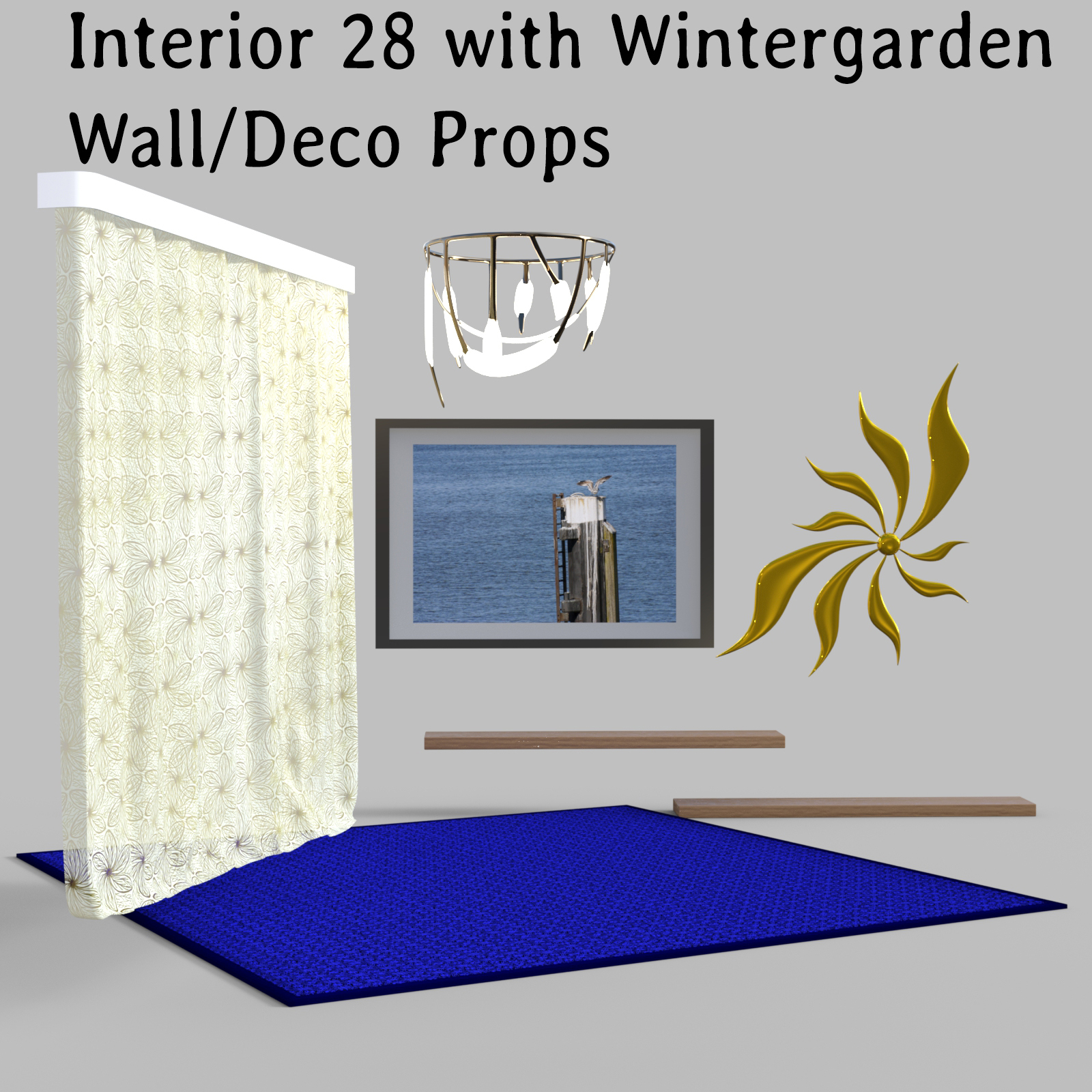 Interior 28 with Wintergarden for DAZ Studio by N/A