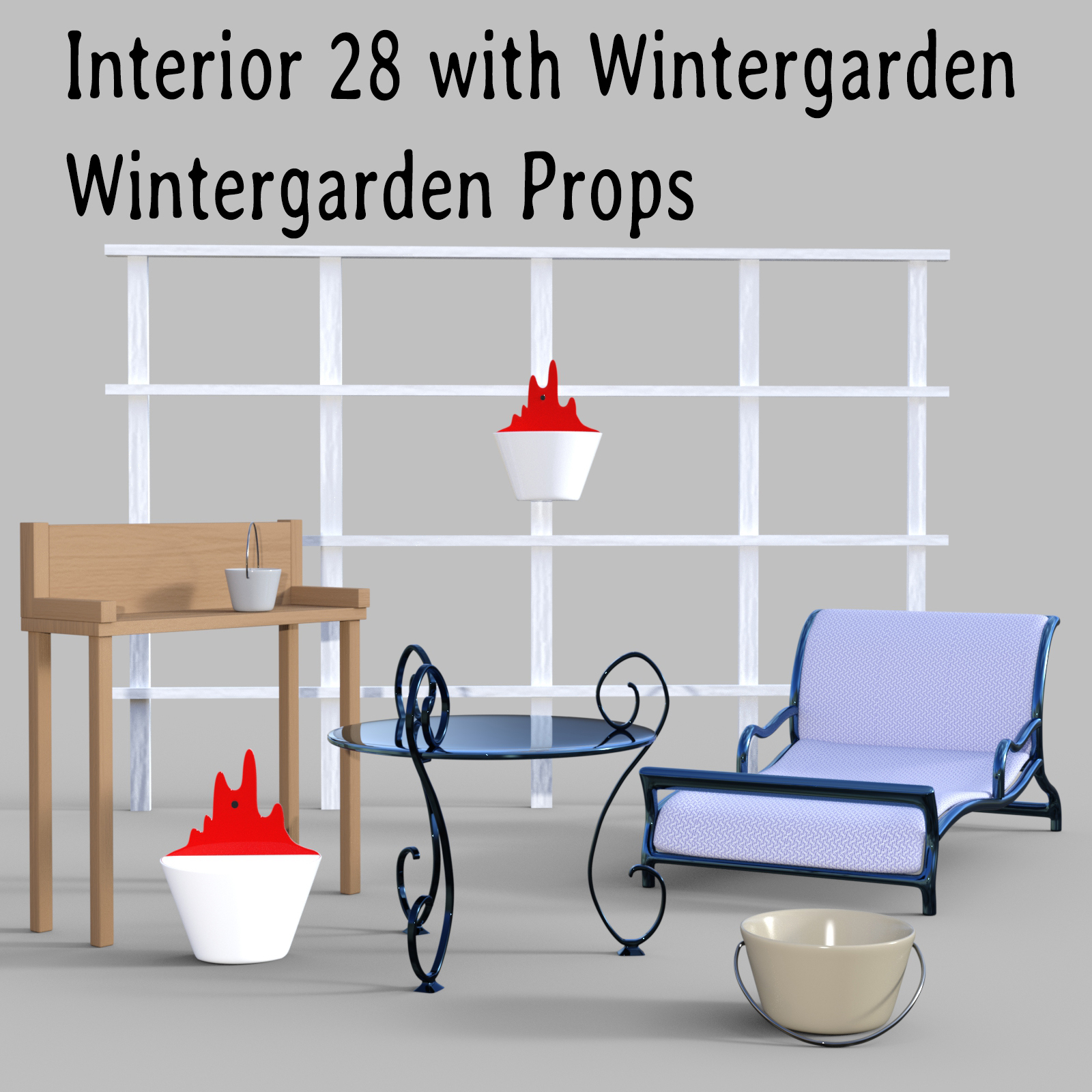 Interior 28 with Wintergarden for DAZ Studio by N/A