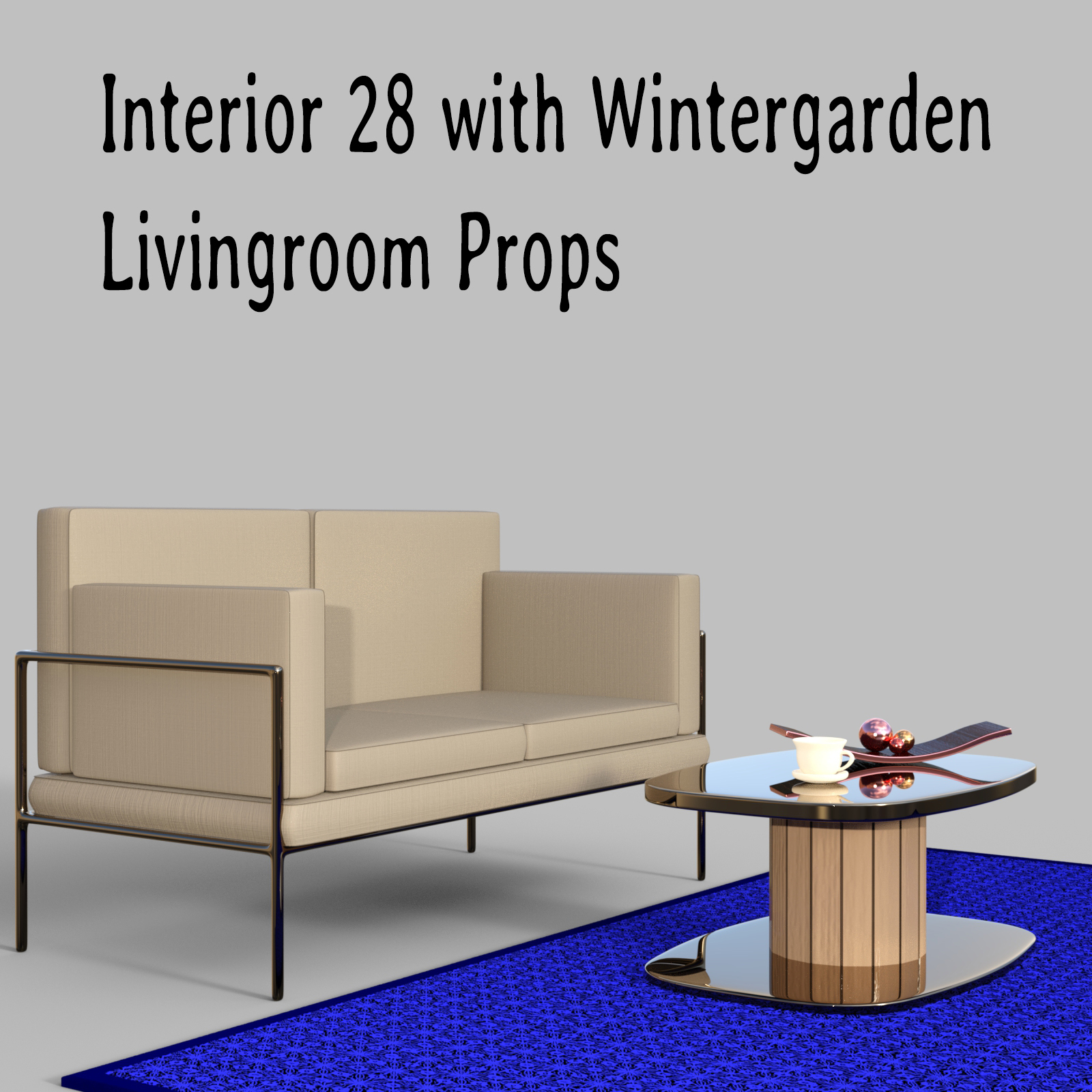 Interior 28 with Wintergarden for DAZ Studio by N/A