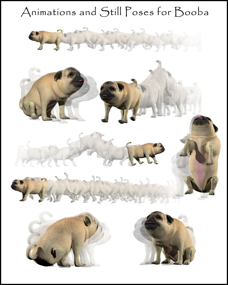 Animations and Still Poses for Booba by N/A