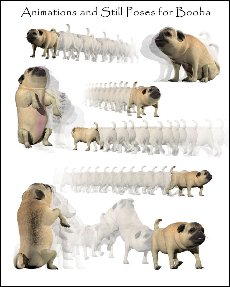 Animations and Still Poses for Booba by N/A